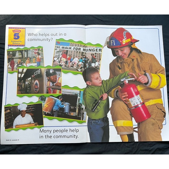 SCOTT FORESMAN Unit 1-6 Lot Social Studies GIANT Classroom Size 16x24 Books - Picture 9 of 16